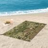 Waldtöne Camo - MultiCam Camouflage Strandtuch Weiche Mikrofaser Schnelltrocknend Saugfähig Schnelle Handtücher für den Pool