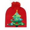 2025 autumn and winter new knitted hat Christmas holiday party LED light Christmas hat