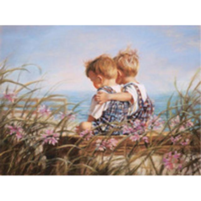 DIY 5D Plné vrtání Diamantové malování Chlapec Dívka Umění Výšivka Křížkový steh Mozaika Domácí dekorace Dárek