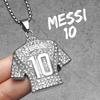 Messi Cristiano Ronaldo Neymar Haaland Football Jersey Man Necklaces Stainless Steel Pendant Chain Jewelry Gift Wholesale