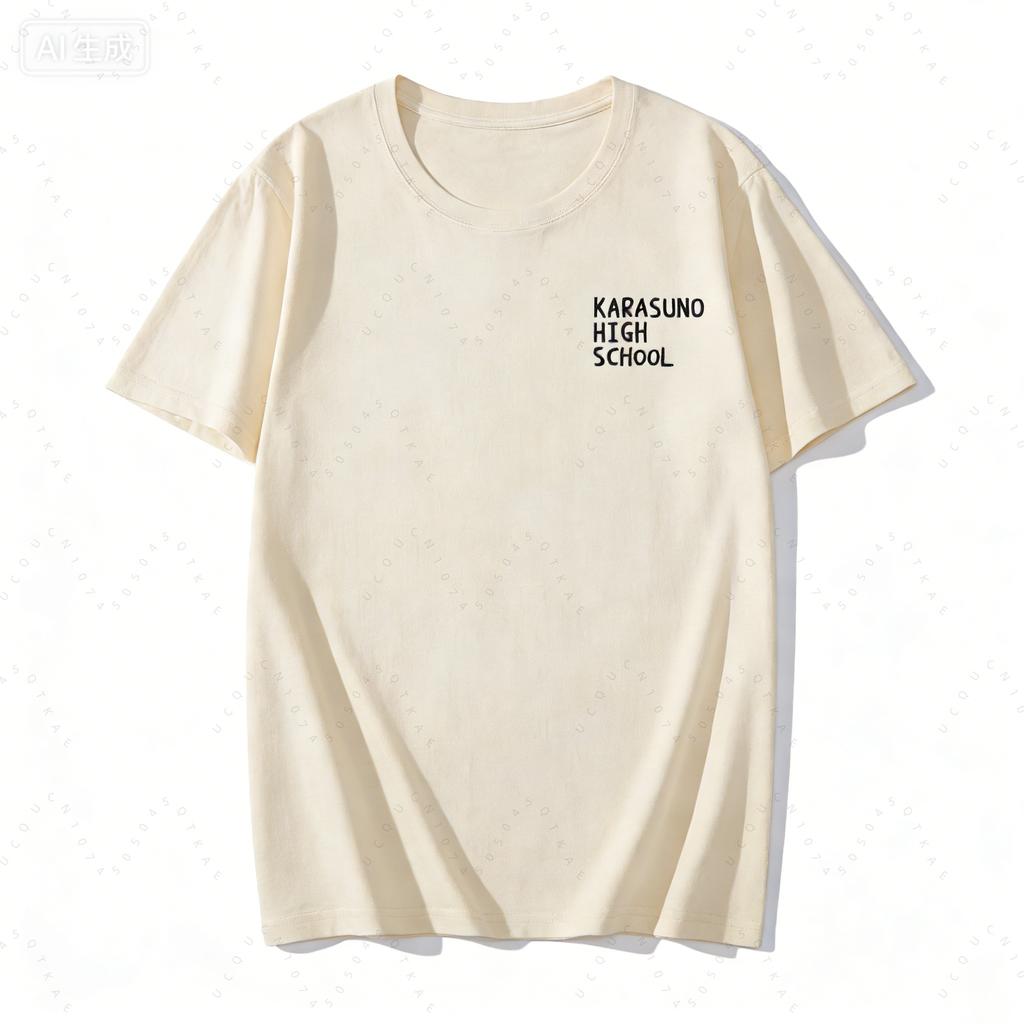 2026 Haikyuu Coton T-shirt Manches Courtes Unisexe T-shirts Shoyo Hinata Anime Japonais Vêtements de Volleyball Anime Unisexe Unisexe Sportswear