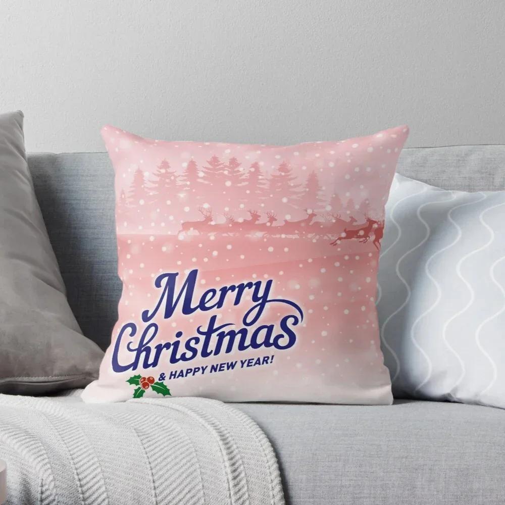 Merry Christmas Decorative Home Pillow Case Cushion Covers Color Nordic  XModern Living Room Sofa House Bed Cartoon