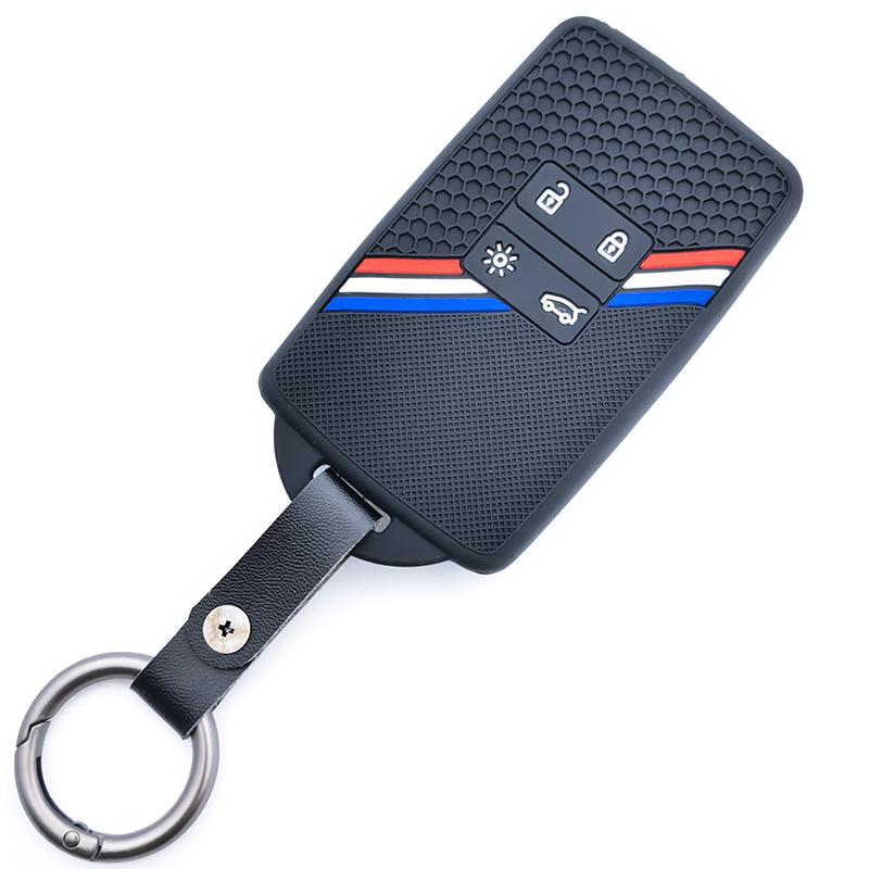 

Для Renault Austral Captur Arkana Koleos Zoe Scenic Dacia Sandero Duster Logan Jogger Kadjar Clio Силиконовый Чехол Чехол на Ключ