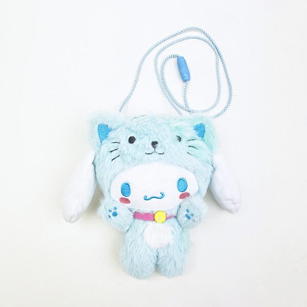 Sanrio Cinnamoroll (Cat) SAB Plush Neck Pouch Cinnamon Banzai Series