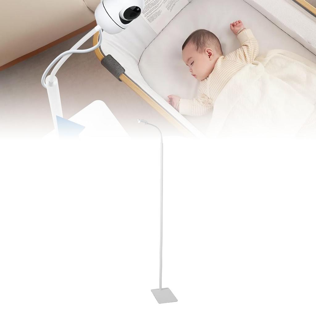 Babykamera Bodenstativ Halterung   Höhe Drehbarer Schwanenhals-Halter   Passend für Infant Optics DXR-8 Pro