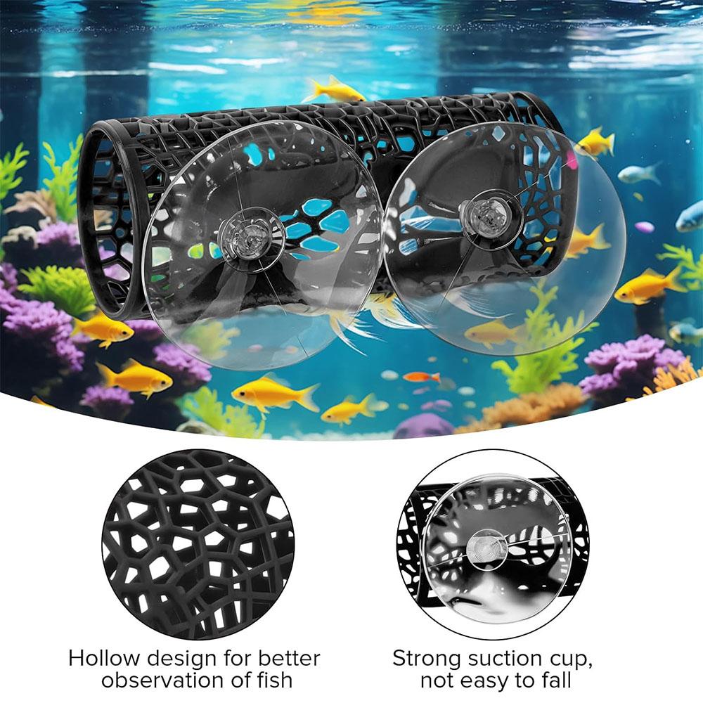 2pcs Betta Tunnel with Suction Cups Suitable for Small Fish and Shrimps