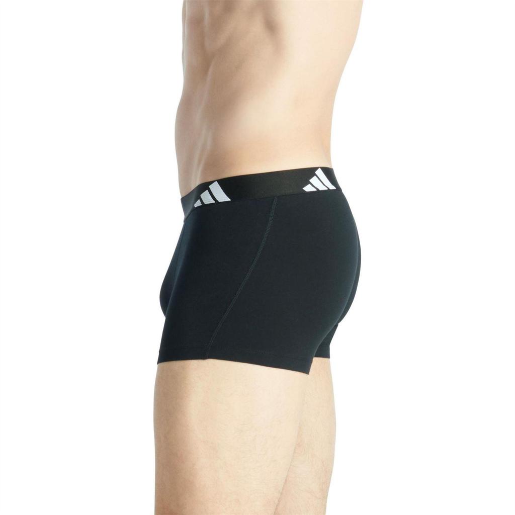 adidas Mens Plain Boxer Shorts (Pack of 3)