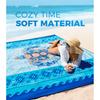 Beach Blanket 10'X9' Extra Large Waterproof Sandproof, Soft Sturdy Lightweight Portable for Beach Vacation Family Park Picnic Travel Camping