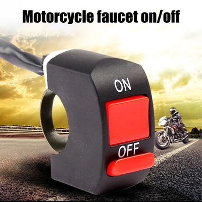 Motosiklet Far Gidon Geçiş Anahtarı Vidalı Montaj Işık Açma-Kapama Ana Yardımcısı Kontrol Anahtarı Motosiklet Dirt Bike ATV UTV Scooter Aksesuarları