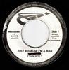 7inch Record JOHN HOLT  RING CRAFT POSSIE  Just Because Im A Man NONE Sonic Sounds Jamaica Reggae Ska  Dub Used