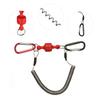 New Strong Magnetic Missing Rope Steel Wire Fishing Tools Anti-dropping Telescopic Rope Outdoor Fishing Supplies Elastic Lanyard