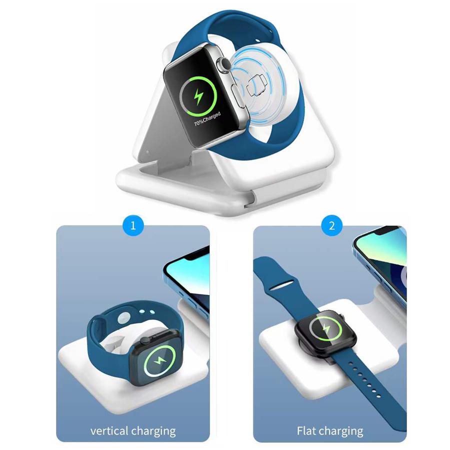 Wireless Fast Charging Dock Station, 3in 1, Macsafe, Iphone 14 Pro, 13, 12, Iwatch 8, Ultra 7, 6, 5, 4, Airpods Pro 2,