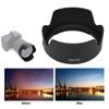 Plastic Camera Lens Hood Shade for Canon IS USM for Night Photography and Illumination EW-73D EF-S 18-135mm F/3.5-5.6 Lens,