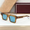 Big Square Handmade Acetate Sunglasses Classical Men Uv400 High Street Style Vintage Prescription Eyeglasses with Case