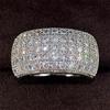 Ring - Super Sparkling Half Circle Zircon Women's Finger Ring