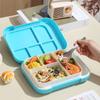 900/1300ML Divides Lunch Box Reusable Lunch Container Portable Outdoor Picnic Box  Tableware