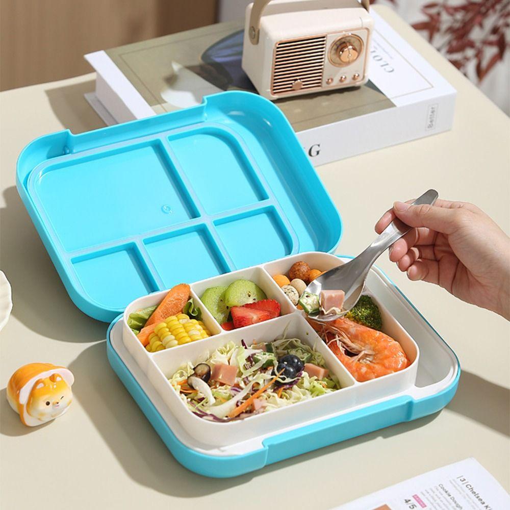 900/1300ML Divides Lunch Box Reusable Lunch Container Portable Outdoor Picnic Box Tableware