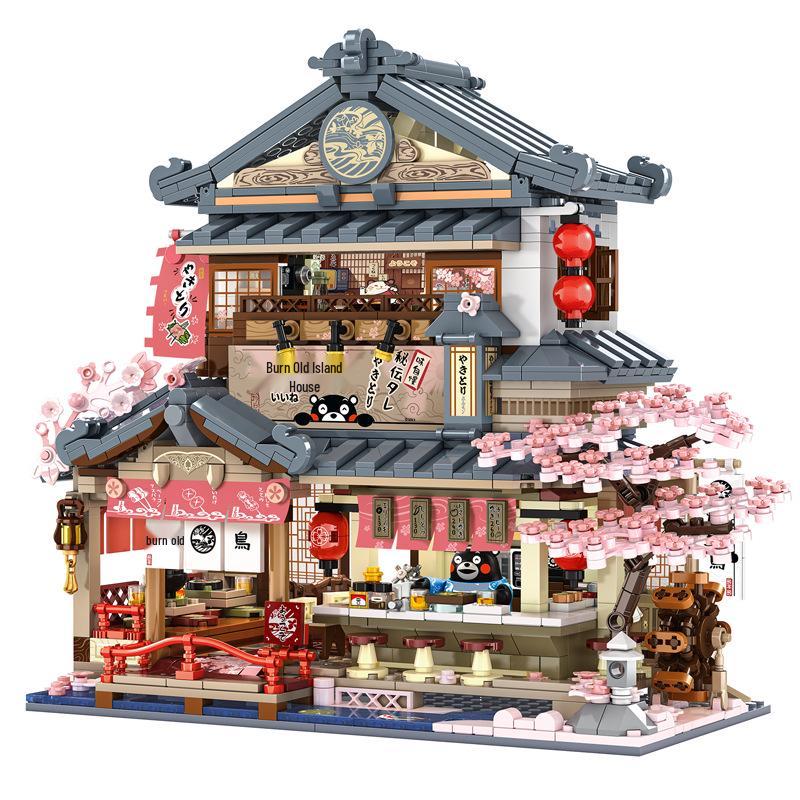 

Jihu 880037 Совместимый с Lego Конструктор Игрушка Украшения Дом Якитори Кумамон