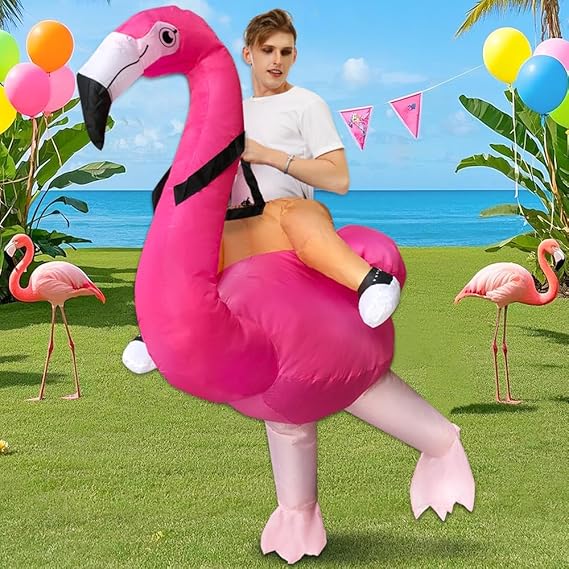 Flamingo Inflatable Suit, Adult