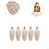 5 Pieces Christmas Tree Pinecones Ornaments Pine Cone Baubles Xmas