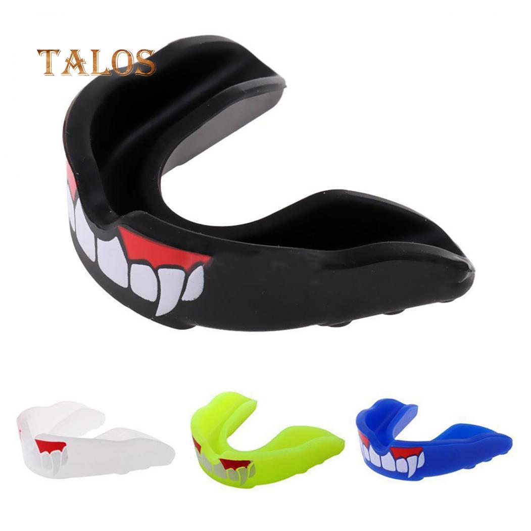 Клык Капа Десна Щит Муай Тай Бокс Футбол Баскетбол Защита зубов Спорт Досуг белый — фото 12