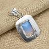 Milky Opal Gemstone 925 Sterling Silver Antique Jewelry Handmade Pendant For Her