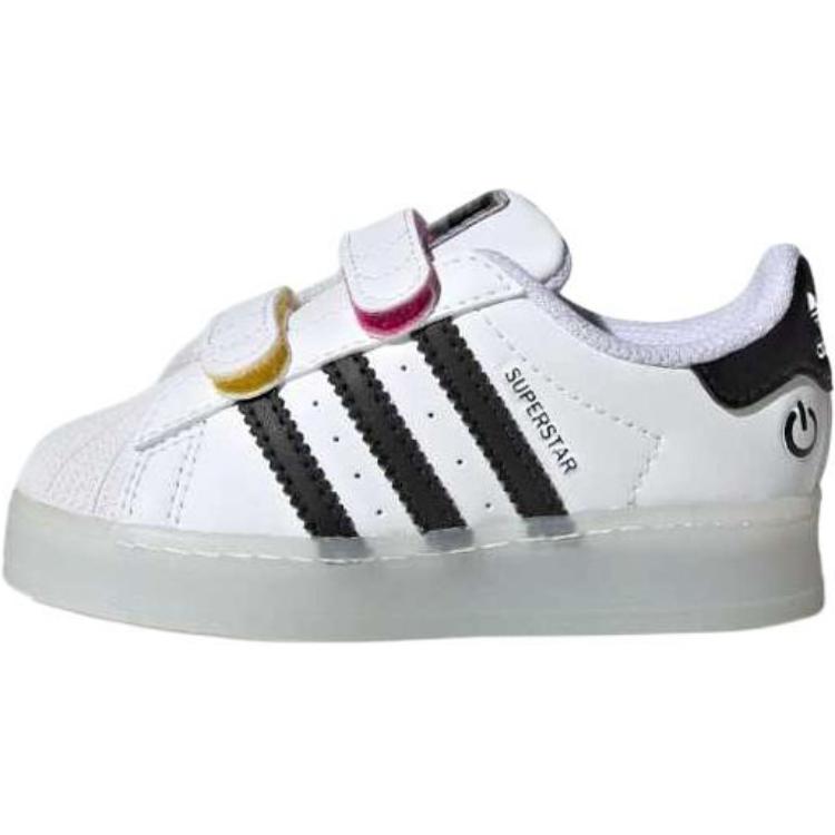 adidas Superstar CF I LED Lights Pack - White Black Baby Sneakers Cloud-White Core-Black Sky-Rush JI0508