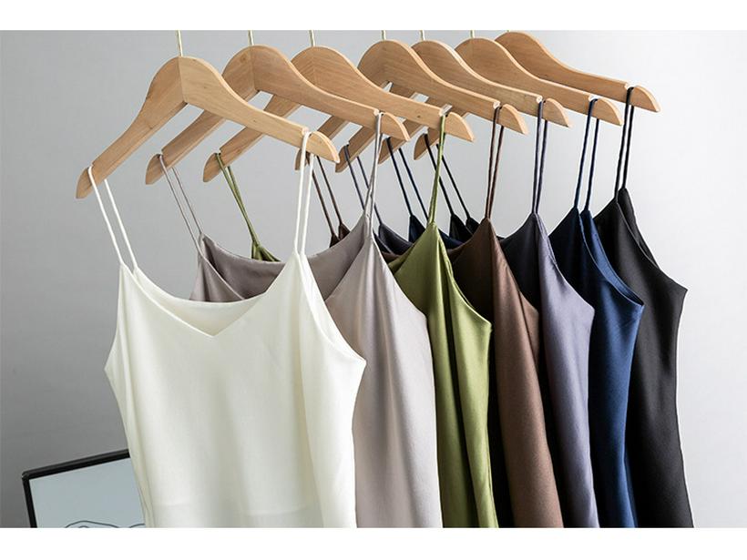 Summer 2025 Double Layer Silk Camisole Women’s Mulberry Bandeau Vest