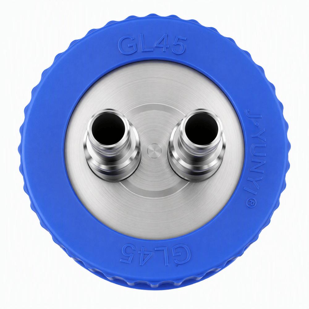 8mm Diameter Mobile Phase Filling Cap Stainless Steel Liquid Filling Cap Leak Proof