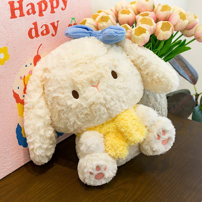 

Cute Yugui Rabbit Plush Toy Cute Rabbit Sleeping Doll Doll Doll Soothing Doll Birthday Gift 35cm-0.47