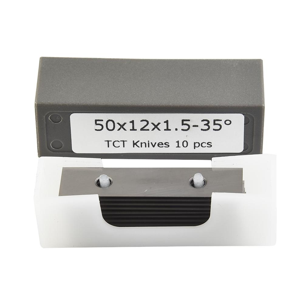10 Stück Einsetzfräser 50x12x1,5mm Hartmetall-Einsätze Fräserklingen