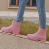 Rain boots women's rubber shoes adult fashion rain shoes waterproof shoes Chelsea water shoes