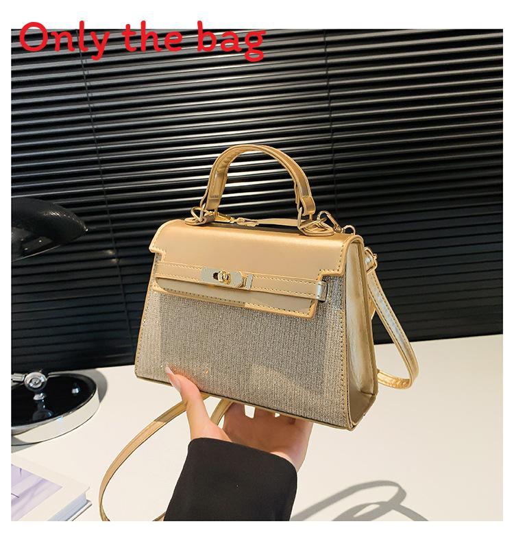 Retro Style Handheld Bag Pu Material With Stitching Detail For Daily Casual Use