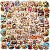 100 Cartoon Sloth Doodle Stickers Decorate Guitar Notebook Suitcase DIY Waterproof