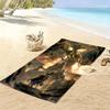 Custom Name Elden Print Beach Towel, Large Soft Quick Dry Towel for Beach Camping Swimming