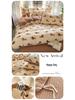 Class A Bamboo Cotton Double Layer Soft Four-Piece Floral Gauze Set for Mothers & Babies - Includes Student Dormitory Three-Piece Set