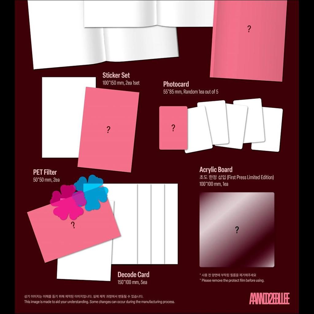 [Pre-order] AND2BLE [Sequence 01 Curiosity] 1st Mini Album (Unnatural Ver. / Gazed Ver. / Break Ver.) + Free Gift