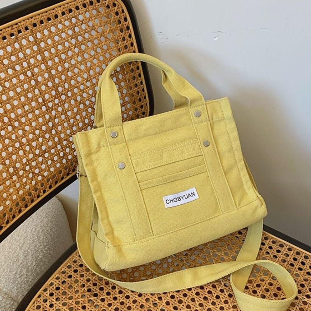 

Simple Canvas Bag Handbag Shoulder Bag Trendy Cloth Crossbody Bag Boys рожевий