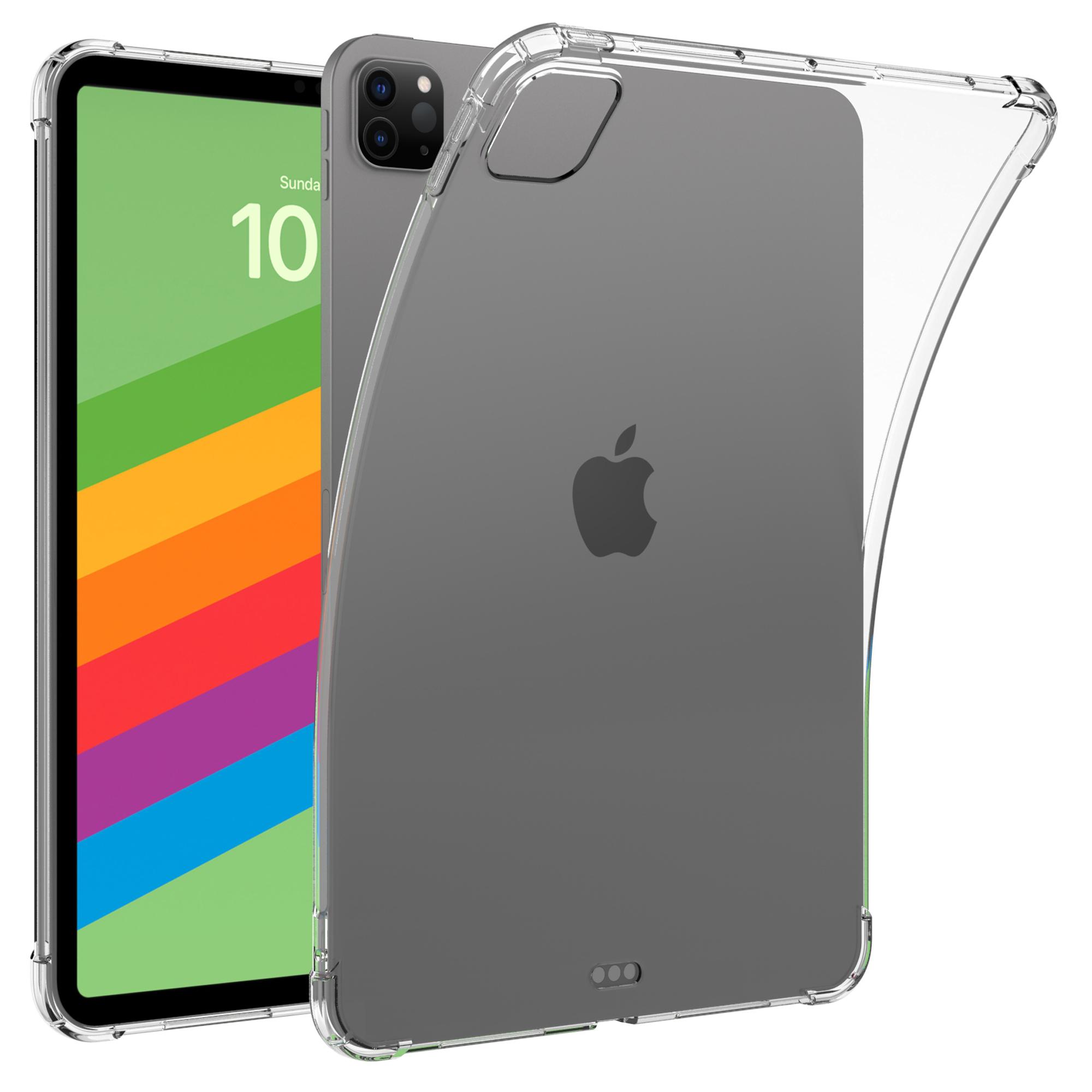 

For iPad Pro 11 (2024) Case Flexible Transparent TPU Reinforced Corners Tablet Cover A