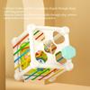 8-In-1 Educational Shapes Game Cube Multifunctional Shape Matching Cube Stacking Learning Sorting Game Infant Cognitive Grip