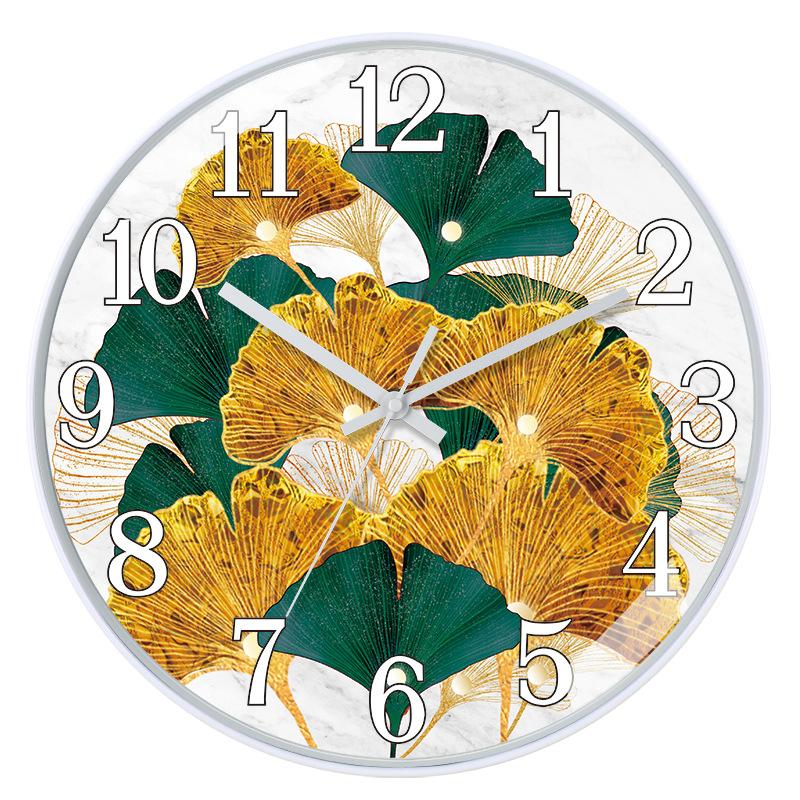 12 Zoll (30 cm) Wohnzimmer-Wanduhr im modernen minimalistischen Stil, kreative Quarzuhr