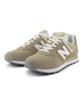 574 ESF U574ESF D Light Brown Size Cm Men's Sneakers, 28.0