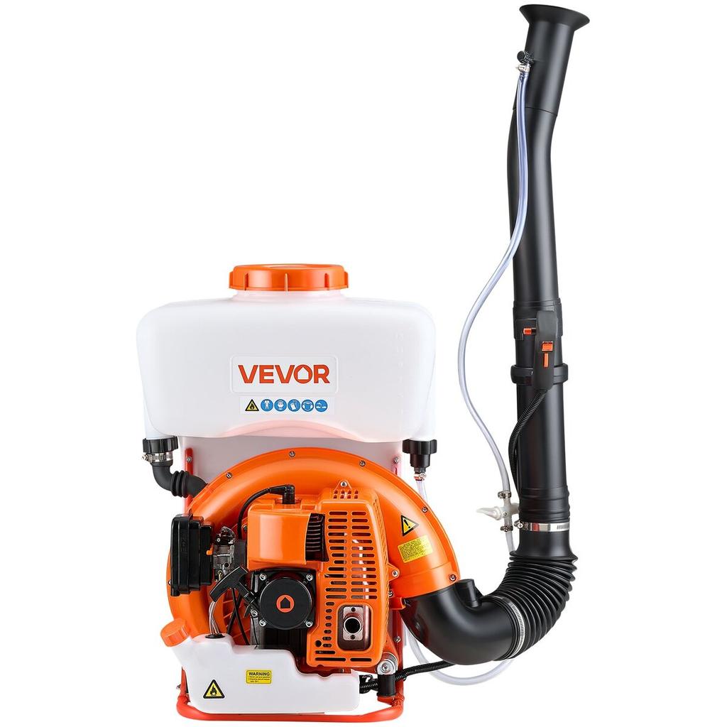Backpack Fogger Sprayer, 63CC 3HP Engine, Gas Powered Fogger Sprayer with 16L Tank, Powder and Liquid Mister Duster System for Effective Fleas Ticks