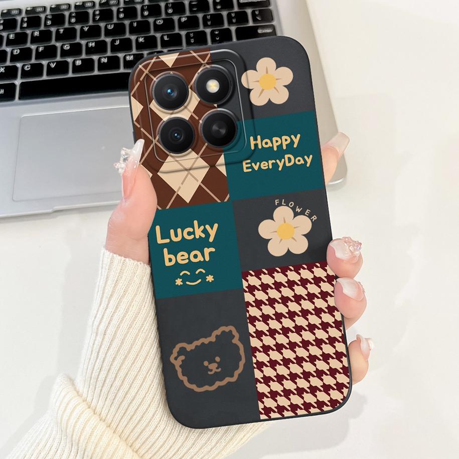 

For Honor X8c ABR-LX1 ABR-LX2 ABR-LX3 Case Fashion Girl Butterfly Soft Silicone Couple Cover For Honor X8C X 8C 2025 Phone Shell Honor X8c