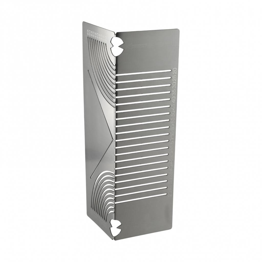 Multi Drawing Ruler with Two Way 45 Degree Angle Guidance for Professionals