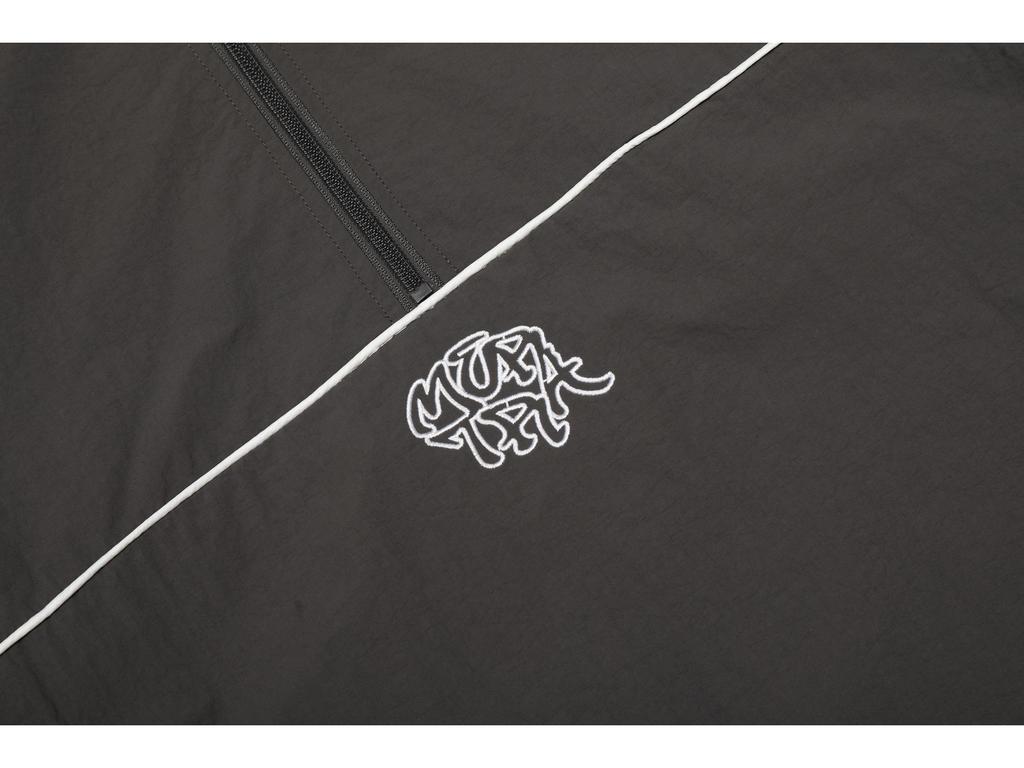 Mertra Retro Colorblock Windjacke & Lässige Sporthosen Set