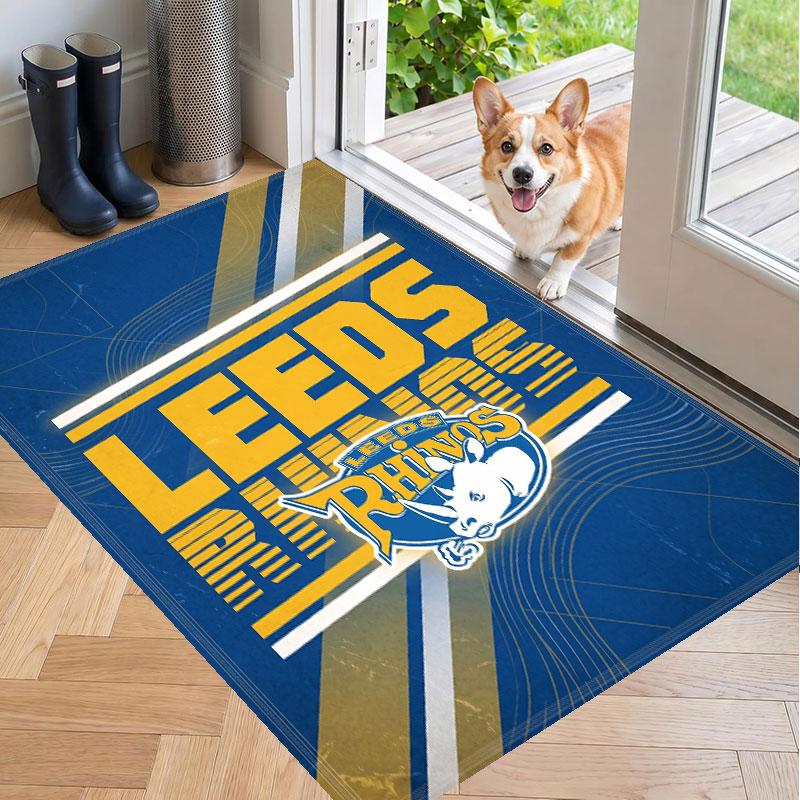 Μαλακό Χαλί Δαπέδου Μοτίβο Leeds Rhinos Χαλί Περιοχής Διακοσμητικό Πατάκι Για Διακόσμηση Δωματίου Σπιτιού