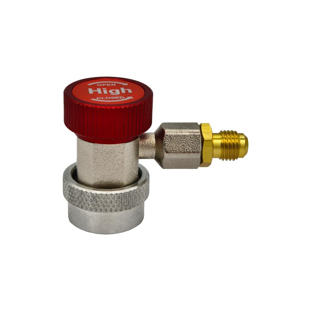 Freon R134a Cylinder Adapter Gas Injector Adjustable Low Connector Voltage Quick Release Hose Adapter Air Conditioning Installat