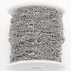 2meters/1meter Love Heart Stainless Steel Chains Cable Curb Chains for Jewelry Making DIY Chain Necklace Bracelet Components