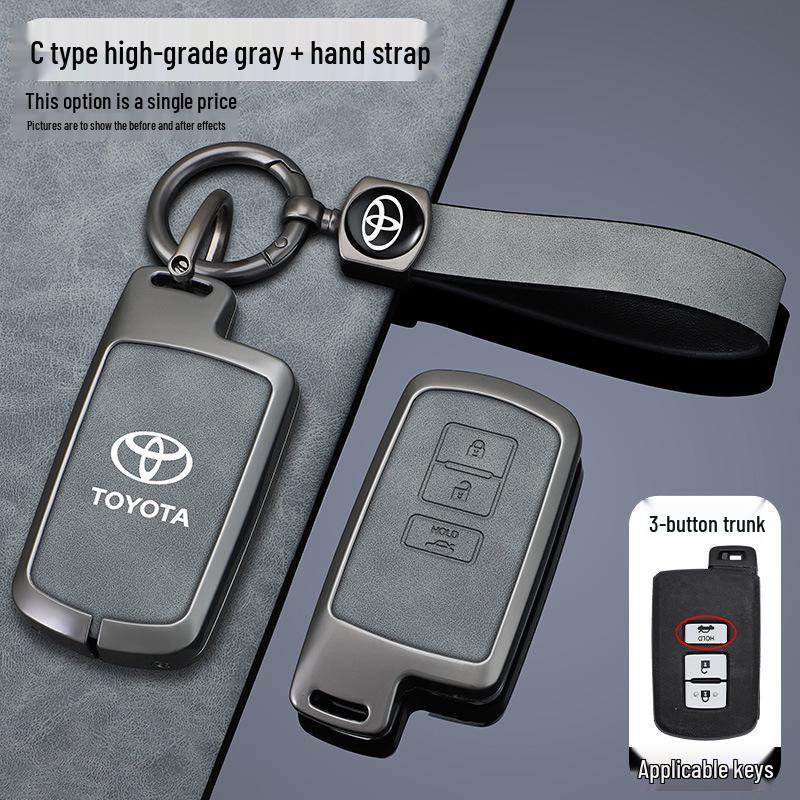 Key Case for 7th Gen Camry, 16-17 Model Land Cruiser, and 17 Model Land Cruiser 4000